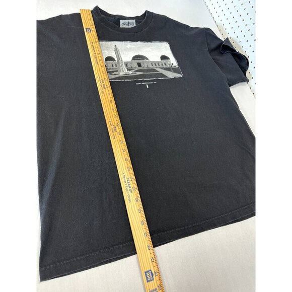Dwntwn Mens Black Griffith Observatory Citywide T-Shirt Size 2XL Short Sleeve - Picture 6 of 7